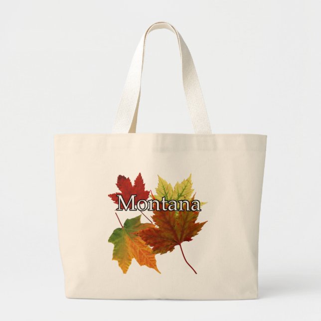 BOLSO DE TELA GIGANTE SALIDAS DE OTOÑO EN MONTANA (Frente)