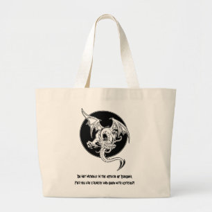 Bolso De Tela Gigante Salsa de tomate 1 del dragón