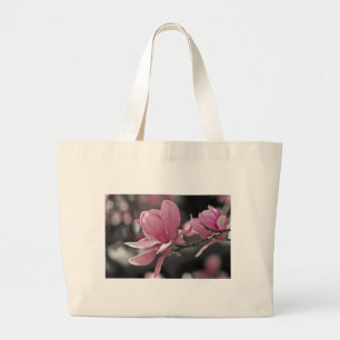 Bolso De Tela Gigante Salsa rosa japonés Magnolia