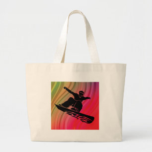 Bolso De Tela Gigante Salto de Snowboard