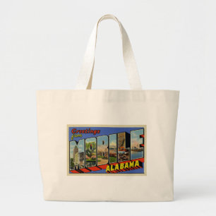 Bolso De Tela Gigante Saludos de Alabama móvil