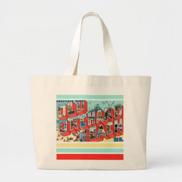 Bolso De Tela Gigante Saludos de Old Orchard Beach Maine