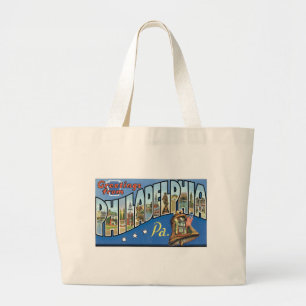 Bolso De Tela Gigante ¡Saludos de Philadelphia, Pennsylvania!