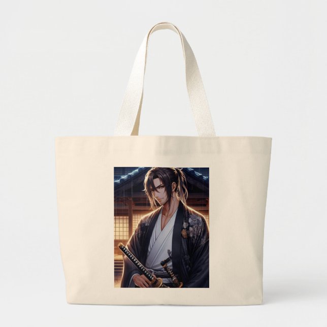Bolso De Tela Gigante Samurai (Frente)