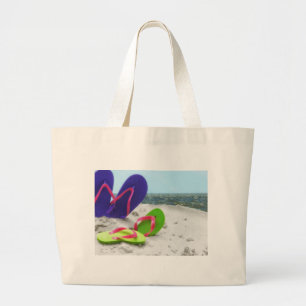 Bolso De Tela Gigante sandalias de playa