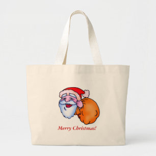 Bolso De Tela Gigante Santa Bag