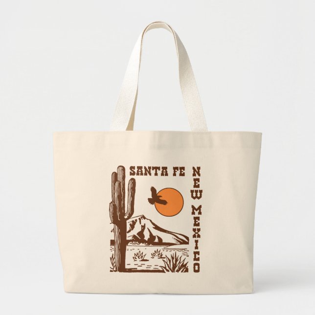 Bolso De Tela Gigante Santa Fe (Frente)
