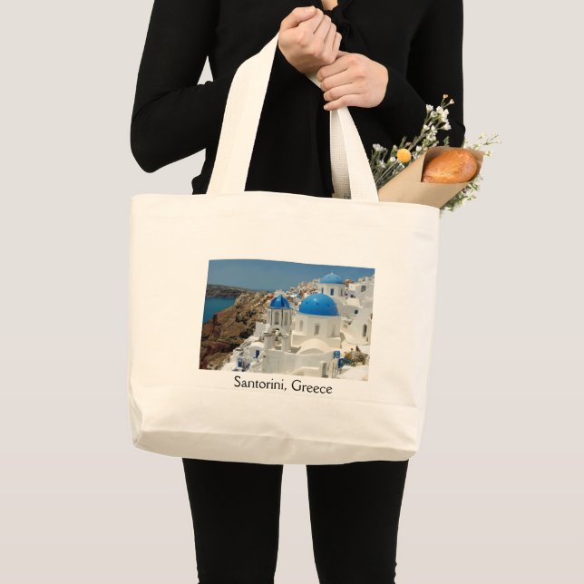 Bolso De Tela Gigante Santorini 1 (Anverso (producto))