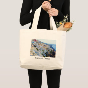 Bolso De Tela Gigante Santorini 2