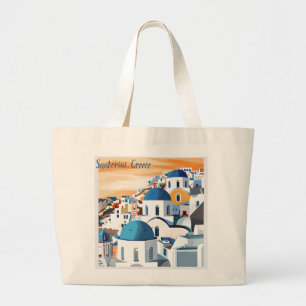 Bolso De Tela Gigante Santorini: Destinos icónicos