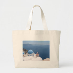 Bolso De Tela Gigante Santorini Grecia