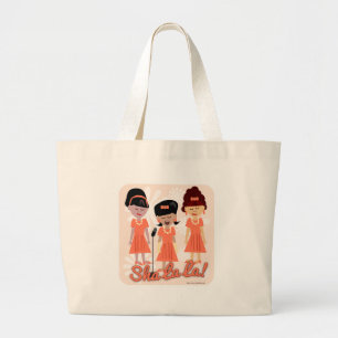 Bolso De Tela Gigante Sassy Sixties Chica Group Cute Retro Diseño de Mús