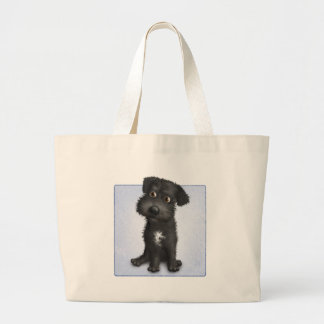 Bolso De Tela Gigante Schnoodle (negro)