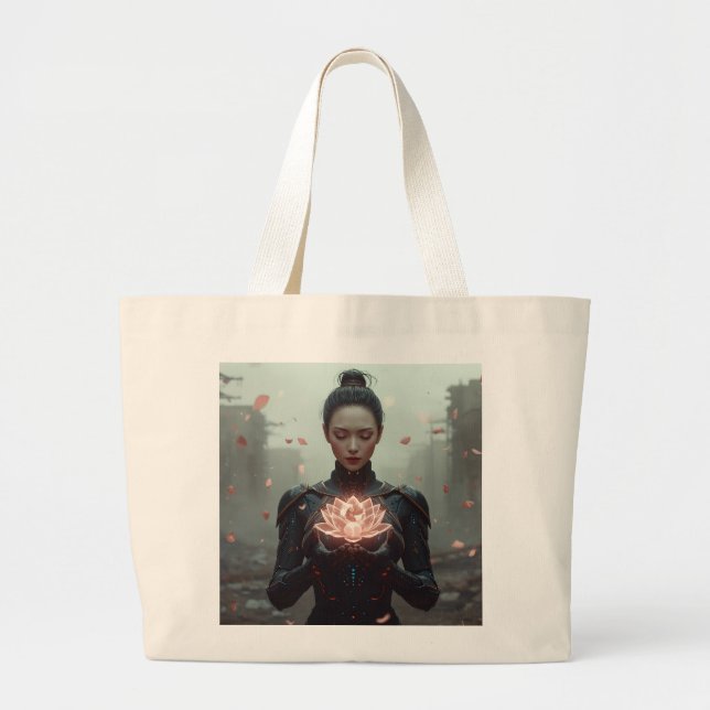 Bolso De Tela Gigante Sci Fi Fantasy Art: Eternal Rebirth (Frente)