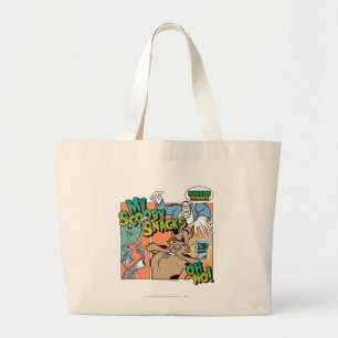 Bolso De Tela Gigante Scooby-Doo "mis bocados de Scooby "