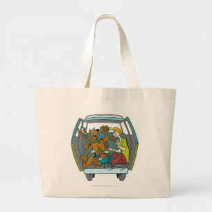 Bolso De Tela Gigante Scooby-Doo Y Shaggy En Máquina De Misterio