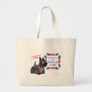 Bolso De Tela Gigante Scottie Angus se postula para presidente