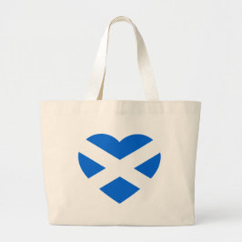 Bolso De Tela Gigante Scottish Heartflag jtcn