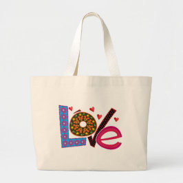Bolso De Tela Gigante Scrapbook Love Tote Bag