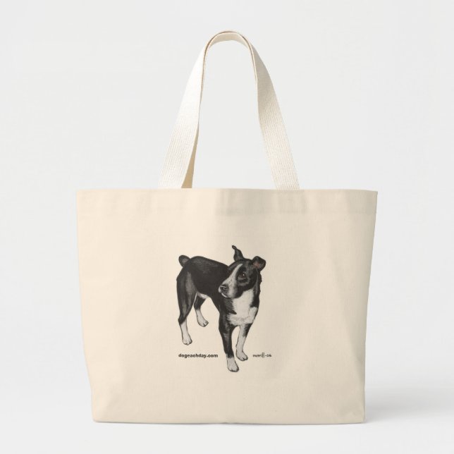 Bolso De Tela Gigante scrappydoo_300, dogeachday.com (Frente)