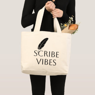 Bolso De Tela Gigante Scribe Vibes Author Writer Poet