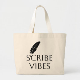 Bolso De Tela Gigante Scribe Vibes Author Writer Poet 