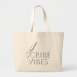 Bolso De Tela Gigante Scribe Vibes Writers Authors Poets