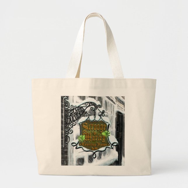 Bolso De Tela Gigante Scrooge&MarleySignScene (Frente)