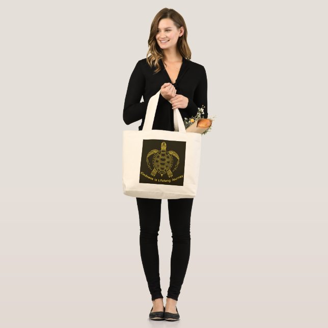Bolso De Tela Gigante Sé amable (Anverso (modelo))