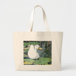 Bolso De Tela Gigante Sé feliz pato