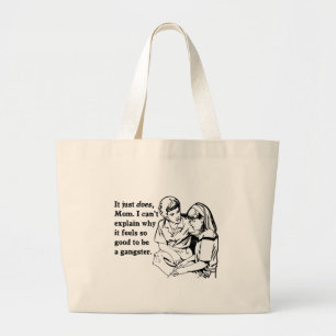 Bolso De Tela Gigante se siente bien ser un gangsta del gángster
