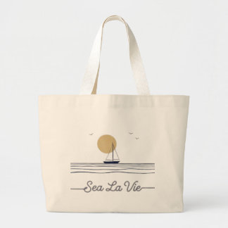 Bolso De Tela Gigante Sea La Vida