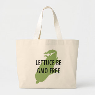 Bolso De Tela Gigante Seamos lechuga sea tote libre de GMO