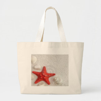 Bolso De Tela Gigante seashells y estrellas de mar