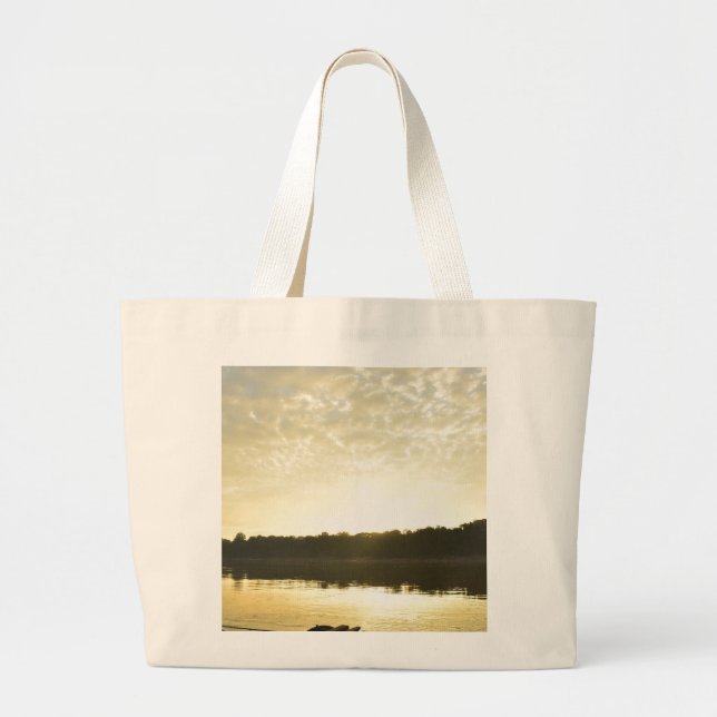 Bolso De Tela Gigante Seaside Serenity Tote Bag - Carry the Calm with Yo (Frente)