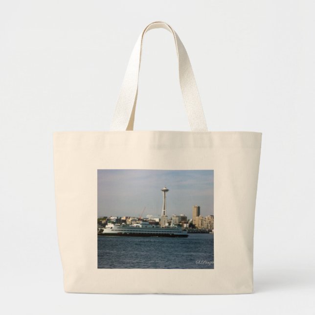 Bolso De Tela Gigante Seattle Washington (Frente)