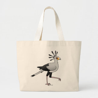 Bolso De Tela Gigante Secretaria pájaro