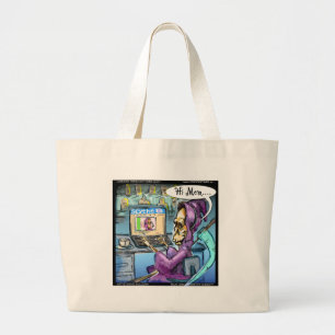 Bolso De Tela Gigante Segadora Sombría & Skythe Regalos Divertidos Tarje