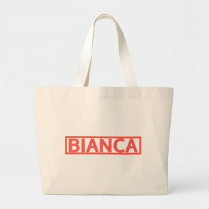 Bolso De Tela Gigante Sello de Bianca