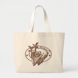 Bolso De Tela Gigante Sello de La Habana