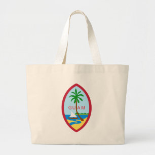 Bolso De Tela Gigante Sello GU de Guam