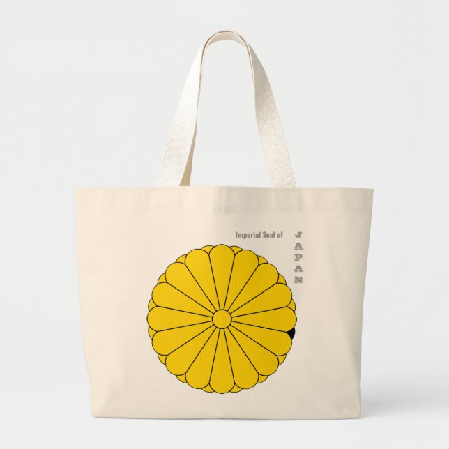 Bolso De Tela Gigante Sello imperial de JAPÓN (Frente)