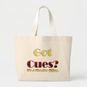 Bolso De Tela Gigante ¿Señales conseguidas? (Texto solamente)