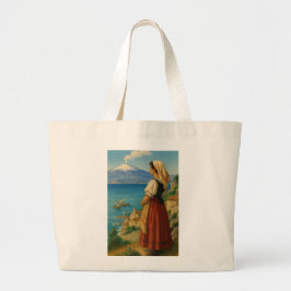 Bolso De Tela Gigante Señora Catania