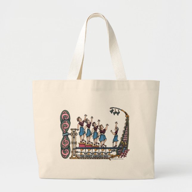 Bolso De Tela Gigante Señora dulce Singers (Frente)