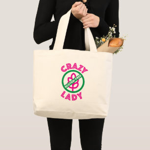 Bolso De Tela Gigante Señora Loca Sin Gluten
