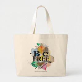 Bolso De Tela Gigante Ser libre