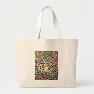 Bolso De Tela Gigante Serenity Prayer Angel Bag