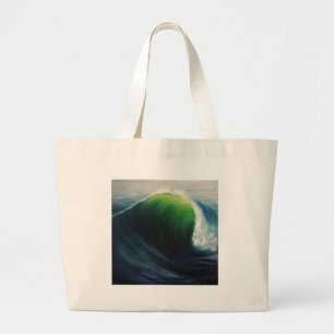 Bolso De Tela Gigante Serie profunda ideal de la onda