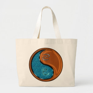 Bolso De Tela Gigante Serpiente de Cáncer y Madera
